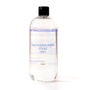 Triethanolamine 99% (TEA 99%) liquid in bottle